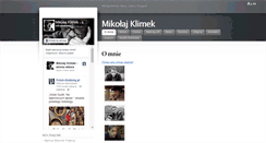 Desktop Screenshot of mikolajklimek.pl