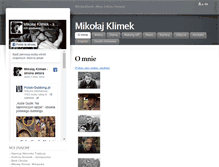 Tablet Screenshot of mikolajklimek.pl